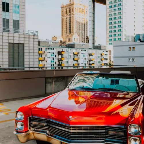Cadillac de Ville do ślubu - weselneauto.pl - Auto do ślubu