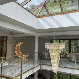 Księżyc podświetlany - Dekoracje sali