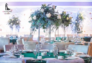 Malinowe Skarby - dekoracja sali, kościoła, pleneru, wypożyczalnia