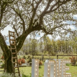 Napis led 3D LOVE 120 cm - Dekoracje sali