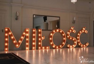 Podświetlane napisy MIŁOŚĆ retro, Miłość LED,  YOU&ME;, LOVE, WESELE