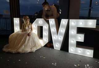 Napis Love Led podświetlany 100cm !