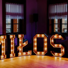 PoLano - DREWNIANE napisy LOVE, MIŁOŚĆ, Ścianka, Makrama, Barek - Dekoracje sali