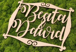 Fajna Historia - drewniane dekoracje weselne