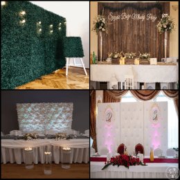 Ścianki weselne, Noen All you need is love - Dekoracje sali