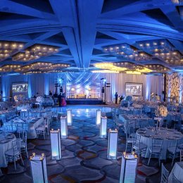 Dekoracja światłem dekoracja świetlna oświetlenie na imprezę wesele - Dekoracje sali