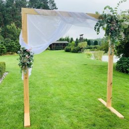 Ścianka drewniana dekoracja do zdjęć na wesela - Dekoracje sali