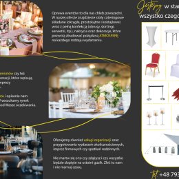 Atmosfera Wyposażenie eventów - Dekoracje sali