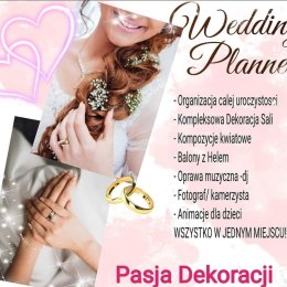 PASJA DEKORACJI - Pelna Organizacja i Dekoracja Ślubu i Wesela - Dekoracje sali