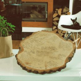 Rustykalne dekoracje weselne z drewna - Plas-drew - Dekoracje sali