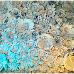 Ścianka/tło za stołem Pary Młodej - Paper Backdrop - Dekoracje sali