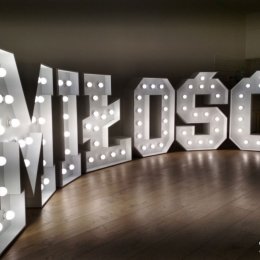 Napisy LED, Podtalerze, Pokrowce na krzesła, HEL !!! Hit 2019 !!! - Dekoracje sali