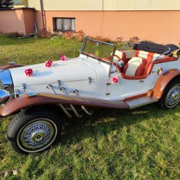 Auto Samochód do ślubu wesela MERCEDES GAZELLE 1929r retro zabytkowy - Dekoracje sali