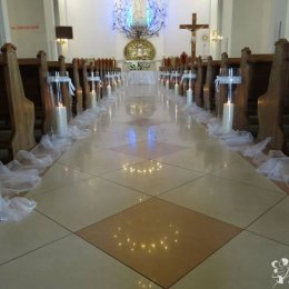 Dekoracja kosciola - dekoracje slubne - OmniaDecor - Dekoracje sali