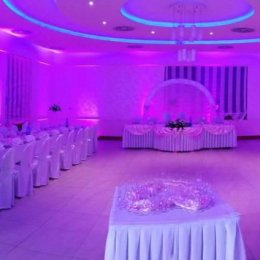 Dekoracja sali światłem LED.  ! Ciężki dym, *Hel*, Fotobudka Love MR M - Dekoracje sali