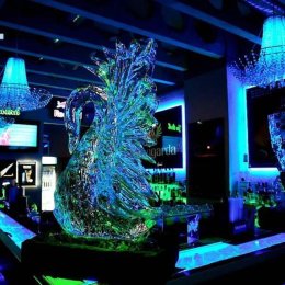 Ostre Cięcie -Lodowe atrakcje - ICE SHOW, rzeźby z lodu, lodowe bary - Dekoracje sali