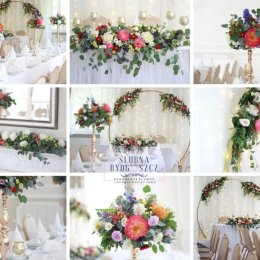 Dekoracje ślubne i weselne, bukiety, wypożyczalnia dekoracji - Dekoracje sali