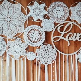 Oryginalna dekoracja wesela i ślubu, ścianki za Państem Młodym - Dekoracje sali