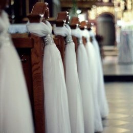 Dekoracje ślubne - sal weselnych,  Kościołów / Cerkwi - Dekoracje sali