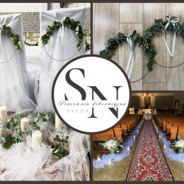 Dekoracje okolicznościowe ślub 18stka baby shower chrzciny komunia - Dekoracje sali