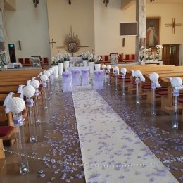 Promessa dekorowanie sali weselnej i kościoła wystrój  - Dekoracje sali