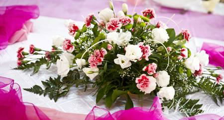 Dekoracje Ślubne,Kwiaciarnia Kamelia - Dekoracje sali