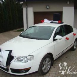 Dekoracja samochodu - cylinder mucha wianek kwiaty - szyk  i elegancja - Dekoracje sali