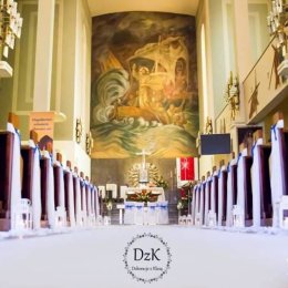 DEKORACJE  - dekoracje ślubne, światłem, napis LOVE, MR & MRS - Dekoracje sali