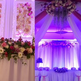 Dekoracje Dekori - Flora, Ściana kwiatowa - Dekoracje sali