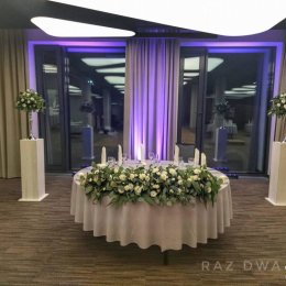 Raz dwa styl- dekoracje slubne - Dekoracje sali