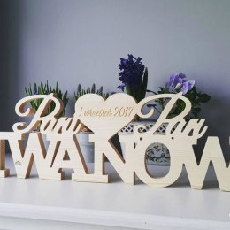 Cuda z Drewna - Napisy, inicjały, toppery, podziękowania, dekoracje - Dekoracje sali