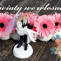 KWIATY WE WŁOSACH-*bukiety ślubne, dekoracje weselne - Dekoracje sali