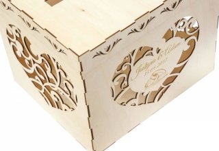 Gravit Studio - akcesoria ślubne, napis 3D na stół, pudełko na koperty