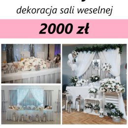 O.K. wedding decor- dekoracje ślubne i weselne, dekoracje imprez - Dekoracje sali