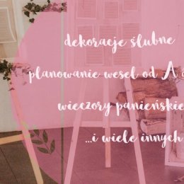 Dekoracje ślubne Manufaktura Pomysłów - Dekoracje sali