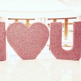 Kwiatowe litery, litery z kwiatów na wesele HIT !!! MUST HAVE 2019 - Dekoracje sali