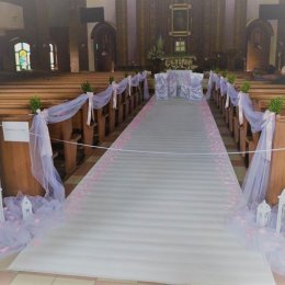 FELICITA - dekoracje ślubne i okolicznościowe, biały dywan GRATIS - Dekoracje sali