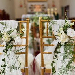 Dekoracja sali weselnej, kościoła, osobista · Peonia Handmade - Dekoracje sali