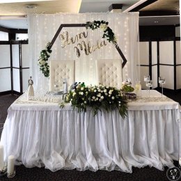 Koriste- dekoracje ślubne - Dekoracje sali