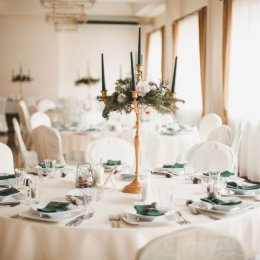 Dekoracja sali weselnej, dekoracja kościoła, bukiety, florystyka - Dekoracje sali