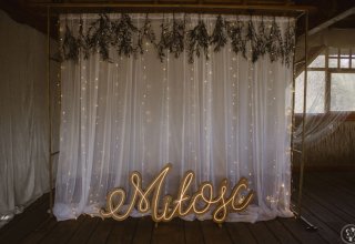 bazar wypożyczalnia - dekoracje ślubne, weselne, napis miłość