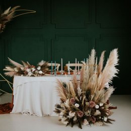 Bohho - kompleksowe dekoracje ślubne - Dekoracje sali