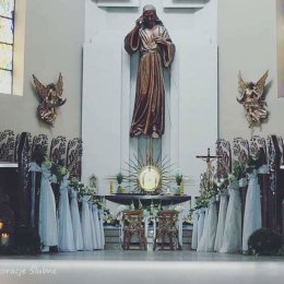 Dekoracja kościoła / dekoracja miejsca ceremoii - Dekoracje sali