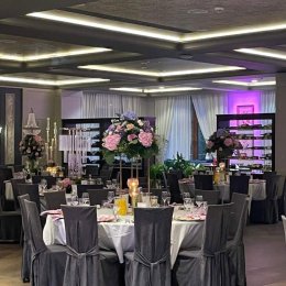 zielony wazon- zielone decor - Dekoracje sali