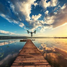 Zdjęcia oraz filmowanie z drona, Lotnicze, Z powietrza, Z lotu ptaka - Kamerzysta na wesele