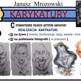 Karykatury - Janusz Mrozowski - Atrakcje weselne