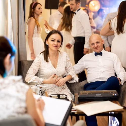 Malowane karykatury na żywo - Atrakcje weselne