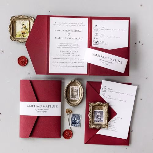 Amelia Wedding - Zaproszenia ślubne