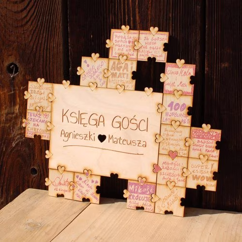 Księga gości – puzzle, układanka - Księga gości