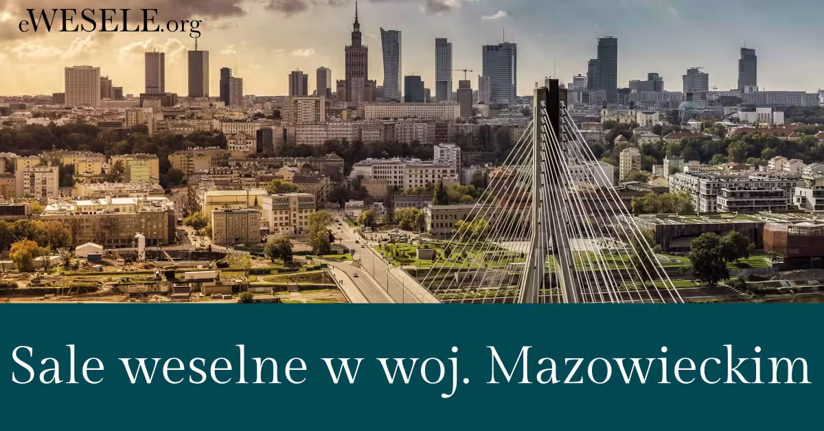 Sale weselne w woj. Mazowieckim